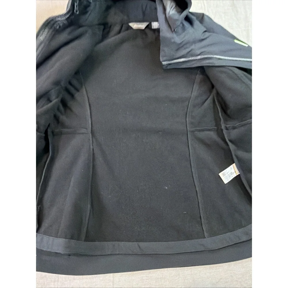 Eddie Bauer Jacket Mens Large Black WeatherEdge Plus 3-in-1 Down Hooded Ski